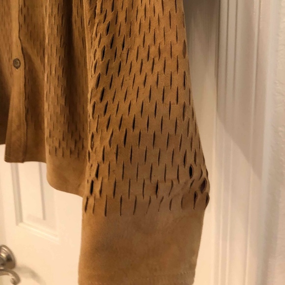 Vintage 70-80's a Robert Lewis idea Men's Suede Shirt Size: 42 - Picture 9 of 15